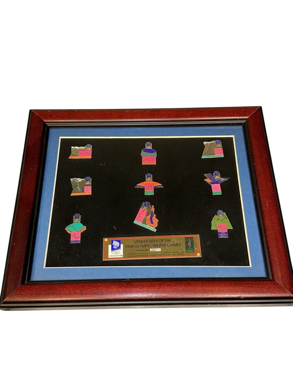 1994 Olympic Winter Games Lillehammer Venues Atlanta 1996 Pin Set Collection